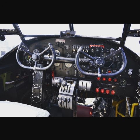 Avro 683 Lancaster (C-GVRA) - The cockpit of an "Royal Air Force Lancaster Bomber".