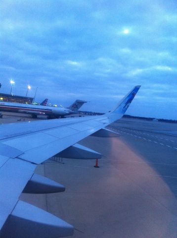 Airbus A320 (N228FR) - Departing Indy, Going to Denver.