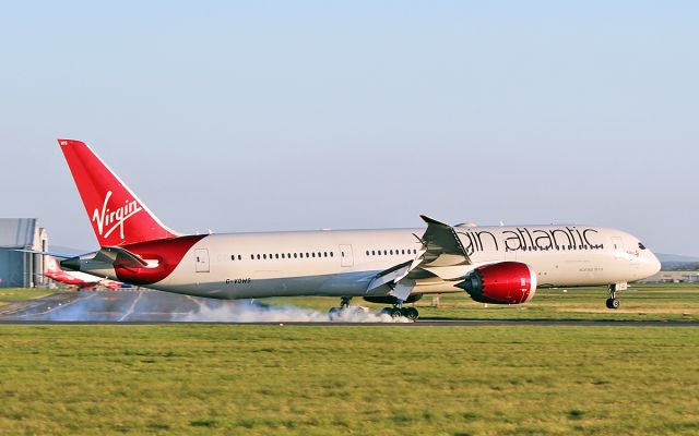 Boeing 787-9 Dreamliner (G-VOWS) - virgin b787-9 g-vows landing at shannon for maintenance 27/3/19.