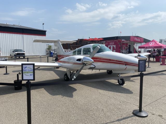 Beechcraft Duchess (N1853M) - Date Taken: Saturday, June 22, 2024br /br /From the 2024 Dayton Air Show, starring the U.S. Navy Blue Angels!