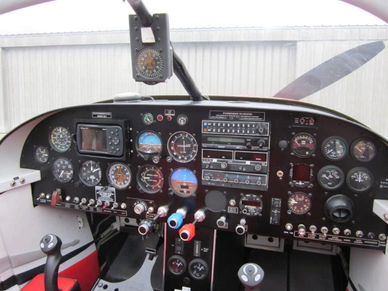 Vans RV-6 (N7661DJ) - IFR panel.