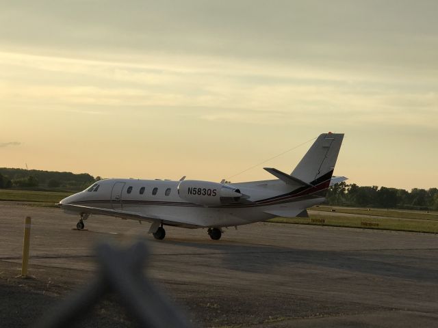 Cessna Citation Excel/XLS (N58QS) - Cessna Citation Just Landed At JXN