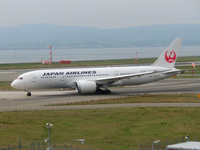 Boeing 787-8 (JA827J) - 台北に向かいました。