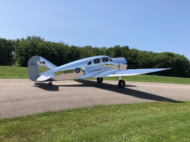 SPARTAN UC-71 Executive (N17634) - This Spartan Executive flew as KD 102 for the RAF during World War II. 