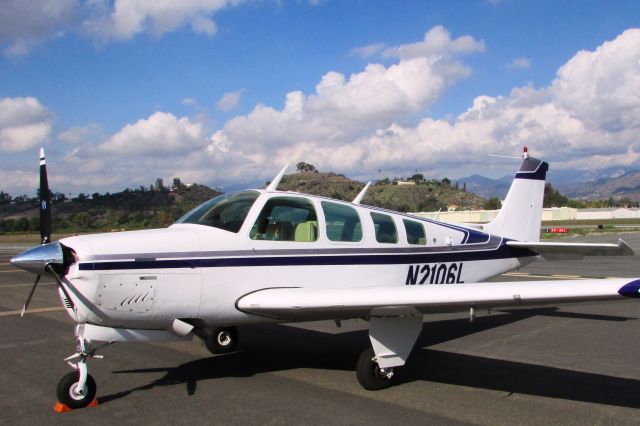 Beechcraft Bonanza (36) (N2106L) - Part of Classic Aircraft Display at Brackett Field.