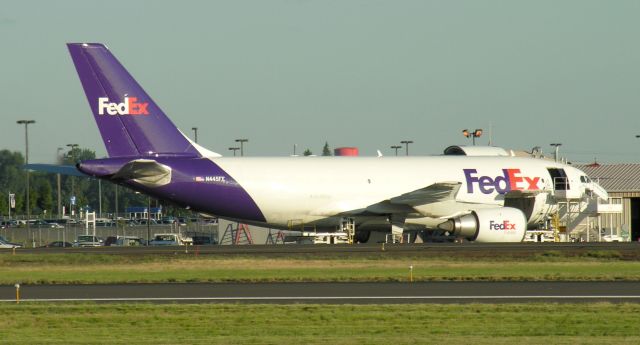 Airbus A310 (N445FE) - Photo credit: George Goebel.  Public domain.