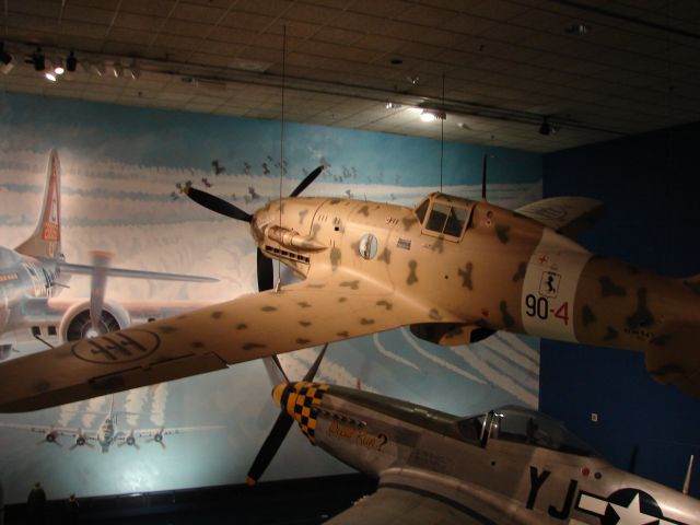 Pilatus PC-7 Astra (N904) - Italian Air Force Aeronautica Macchi C.202 Folgore on display at the National Air and Space Museum in Washington DC. 