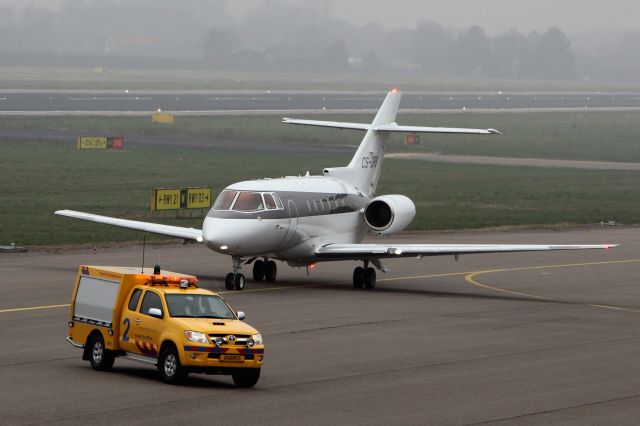 Hawker 800 (CS-DRB) - NETJETS, A REGULAR VISITOR DURING THE TEFAF IN MAASTRICHT.