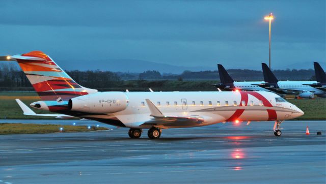 Bombardier Global Express (VP-CFO) - wings of grace global-6000 vp-cfo arriving in shannon from miami this morning 21/11/19.