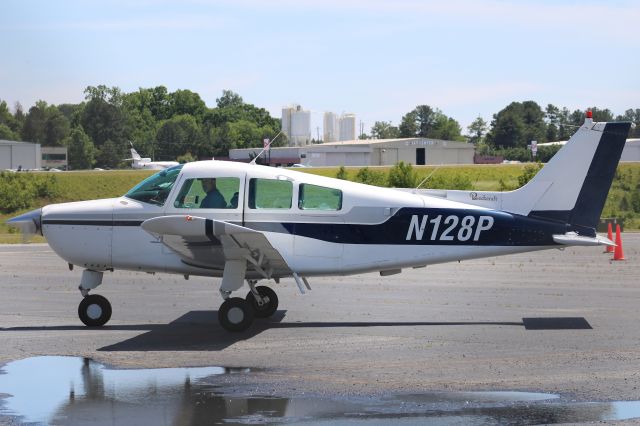 Beechcraft Sundowner (N128P) - A Beech C-23 Sundowner. Photo taken on 5/9/2020.