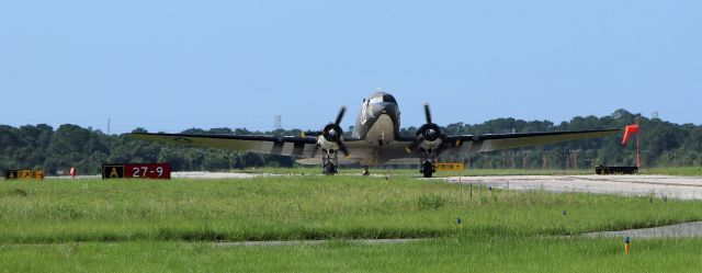 Douglas DC-3 (N3239T) - 8/12/23 Valiant Air Command Museum DC-3 taxis Alpha to Rwy 18