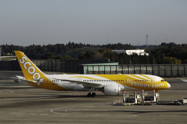 Boeing 787-8 (9V-OFE) - Taxi to Spot at Narita Intl Airport on 2016/11/16