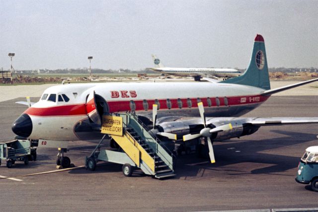 VICKERS Viscount (G-AVED) - 1967 at Düsseldorf (EDDL)