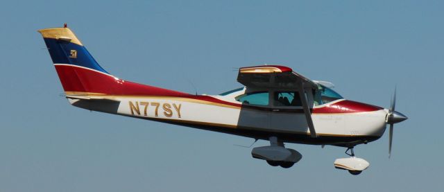 Cessna Skylane (N77SY) - From Chase plane N2047C 