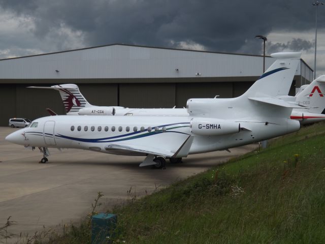 G-SMHA — - Parked up at her home based after arriving to Luton Airport. 