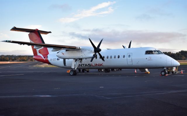 de Havilland Dash 8-300 (VH-SCE) - Qantaslink Bombardier DHC-8-315Q Dash 8 VH-SCE (msn 602) at Wynyard Airport Tasmania Australia. 28 June 2023.