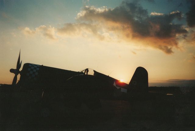 — — - Baa Baa Black Sheep. This is one beautiful picture taken at New Orleans Belle Chasse Naval Air Station.