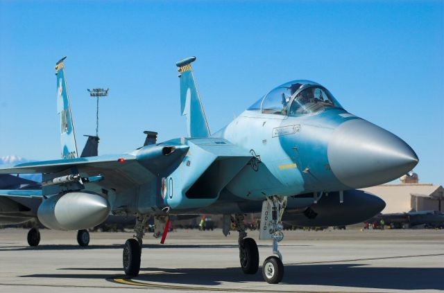 McDonnell Douglas F-15 Eagle — - F-15 Aggressor stationed at Nellis AFB, Nevada.