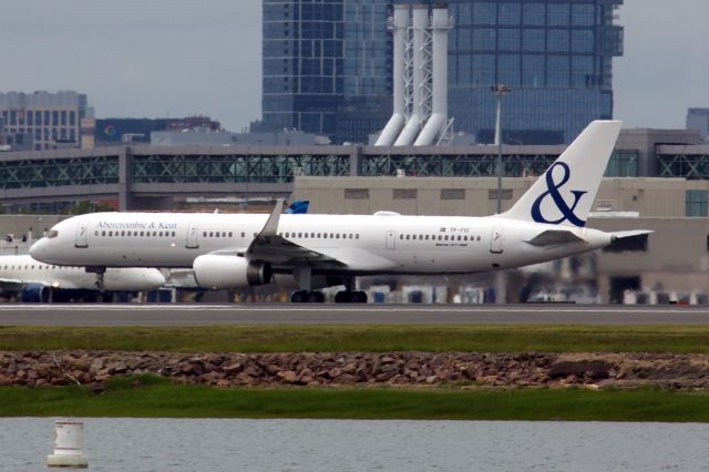 Boeing 757-200 (TF-FIC) - Icelandair B752 with Abercrombie & Kent titles departing BOS for KEF on 5/28/22.