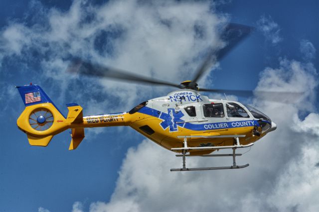 Eurocopter EC-635 (N911CK) - Collier County EMS EC-365 N911CK in KAPF. 02-02-2019