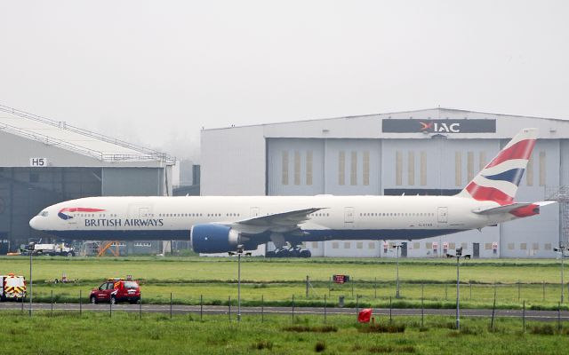 BOEING 777-300 (G-STBB) - british airways b777-36n(er) g-stbb after wifi fitting at shannon 6/5/18.