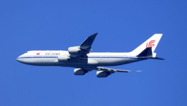 BOEING 747-8 (B-2482) - Monmouth Co., NJ minutes before landing April 2018.