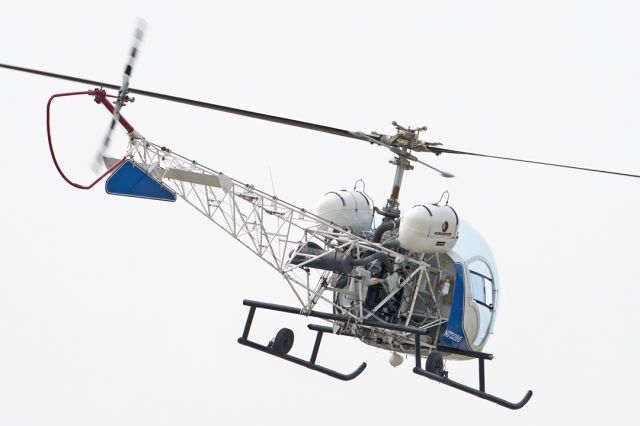 SOLOY Bell 47 (N73286) - Bell 47G-2A-1 at  Livermore Municipal Airport, CA. August 2021.