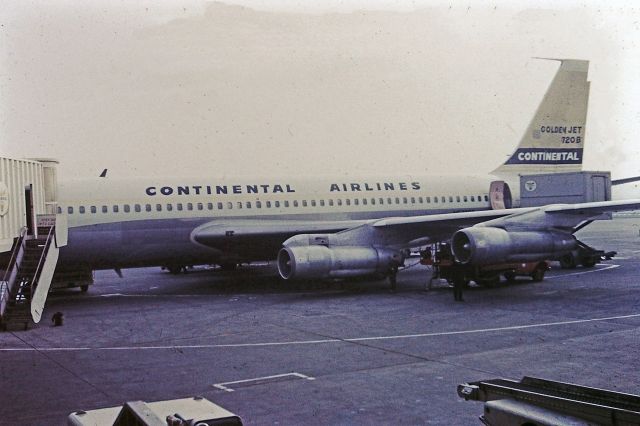 Boeing 720 (UNKNOWN) - Waiting to board. Denver Colorado to Los Angeles CA. - c. 1966