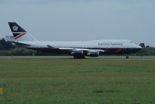 Boeing 747-400 (G-BNLB) - Departure at Narita Intl Airport Rwy16R on 1995/05/28