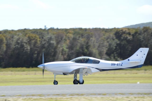 Lancair Legacy 2000 (VH-XTZ) - Lancair legacy landing RWY 23 at Flinders Island, Mar 2018