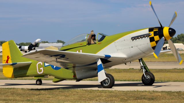 North American P-51 Mustang (N6306T) - Warbirds portion of the Friday afternoon airshow. br /br /7/28/23