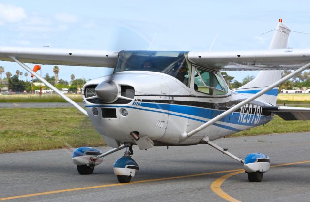 Cessna Skylane (N20791) - Locally-based 1972 Cessna 182P taxing out for an IFR departure to Salinas. a rel=nofollow href=http://flightaware.com/live/flight/N20791/history/20160424/1830Z/KRHV/KSNShttps://flightaware.com/live/flight/N20791/history/20160424/1830Z/KRHV/KSNS/a