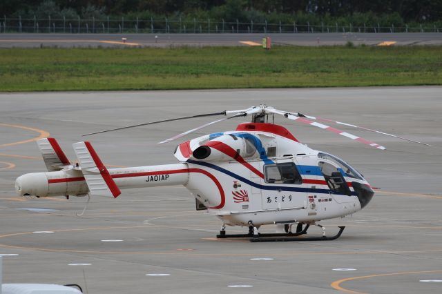 JA01AP — - September 8th 2018:Asahi Shimbun:MD Helicopters MD 900
