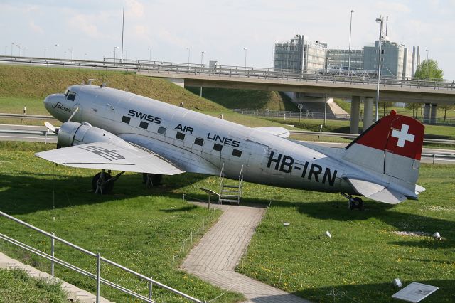 Douglas DC-3 (HB-IRN) - Delivered new to USAF in 1942, model C47-DL, aircraft seen here with fake registration HB-IRN on the 20/01/2009