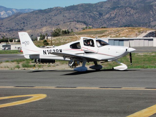 Cirrus SR-20 (N163RW) - Taxiing at Brackett Field