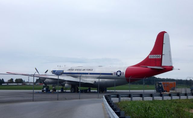 N117GA — - Shown here is a 1952 US Air Force Boeing C97G "Stratofreighter" Angel of Destruction Transport Aircraft. Capable of carrying 134 troops or 69 stretchers or tanker equipment. This Aircraft had a range of almost 5000 miles at 300 mph using 4 Pratt and Whitney R-4360B Wasp Major Radial Engines. This aircraft also had similar features to that of a B-29 bomber.  Shown here in the Autumn of 2018.