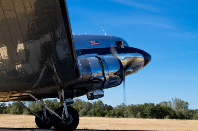 Douglas DC-3 (N341A) - N341A flew into Auburn muni for the first "Friday Flydays" event of the season. This is a wonderful example of a very well maintained DC3!