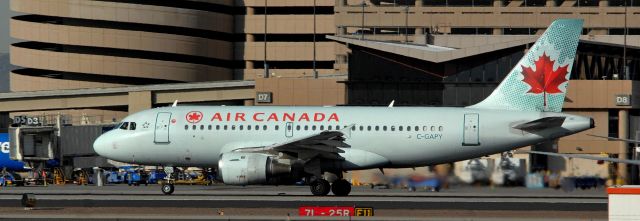 Airbus A319 (C-GAPY) - phoenix sky harbor international airport 07JAN21