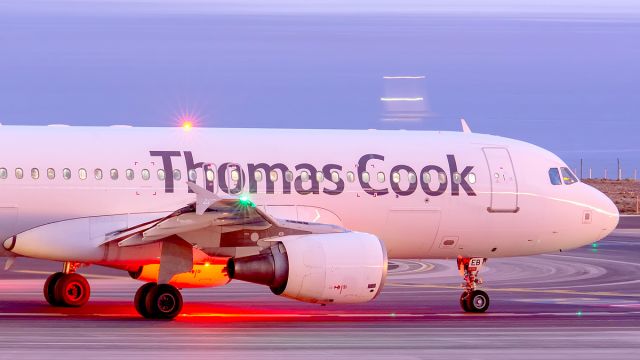 Airbus A320 (LY-VEB) - Tenerife Sur, 21/spt/2019---br /br /Nobody foresaw that, at least for now and, like Thomas Cook Airlines, this was his last visit.br /Real shame