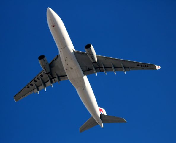 Airbus A330-200 (B-5903) - Departure to TAO,  12-29-2016