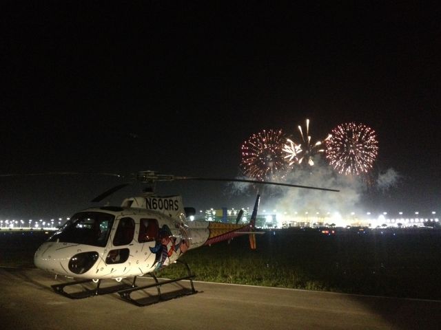 N600RS — - Coke Zero 400 Fireworks from the Yelvington Jet Aviation Ramp