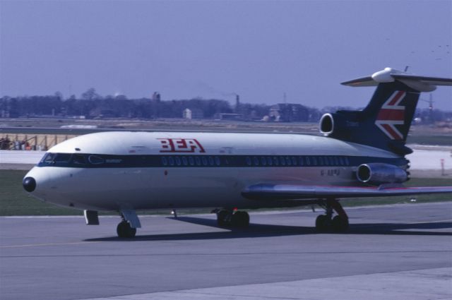 G-ARPJ — - Trident 1C in April 1969 at Düsseldorf (EDDL)