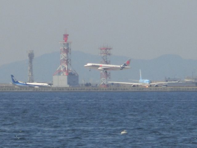 — — - 対岸から。