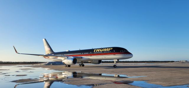 Boeing 757-200 (N757AF) - Tech refuel stop enroute from Europe to USA 04May2023