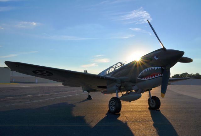 N2416X — - P-40E at Atlanta Warbird Weekend - September 24, 2016