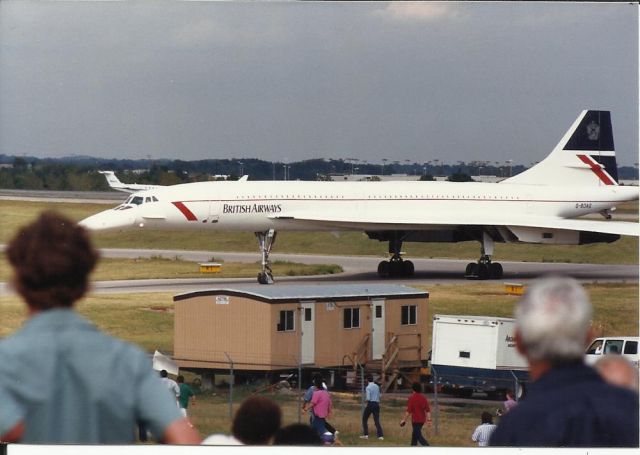 Aerospatiale Concorde — - The only appearance at KBNA.br /It was a special charter flight.br /1980's