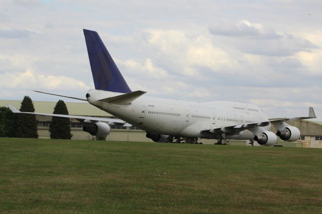 Boeing 747-400 (9H-AZB) - A former Saudi Arabian B747-400 parked at Cotswolt Kemble Airport.br /br /Location: Cotswolt Kemble Airport.br /Date: 31.08.22 (dd/mm/yy).