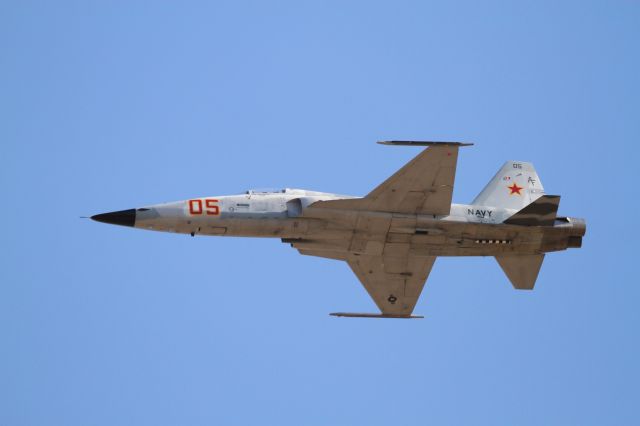 76-1531 — - F-5A/N out of NAS Fallon. Aggressor aircraft assigned to  Naval Strike and Air Warfare Center (NSAWC), Callsign "Bogey 05". California Capital Drive-in Airshow - 09/30/22 