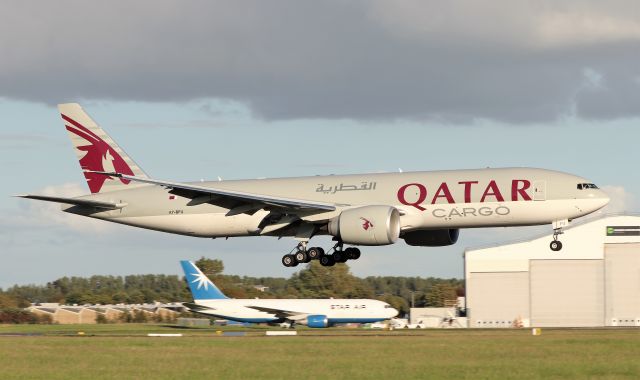 Boeing 777-200 (A7-BFU) - qatar cargo b777f a7-bfu landing at shannon from luxembourg to pick up horses 19/7/20.