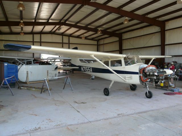 Cessna Skyhawk (N7155A) - Getting annual and new paint at Neils sky ranch